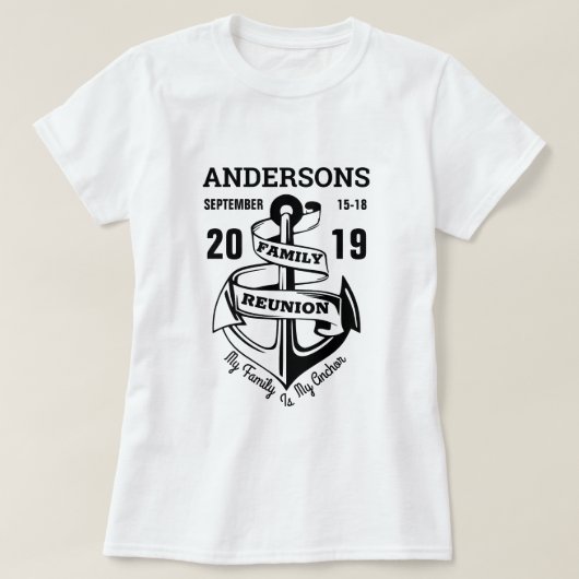 Family Reunion Anchor T-shirt (Design voorkant)