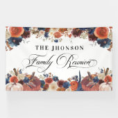 Family Reunion autumn fall pumpkins backdrop Spandoek (Horizontaal)