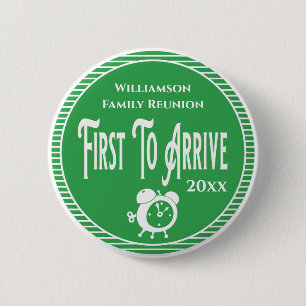 Family Reunion Award als eerste op komst Ronde Button 5,7 Cm