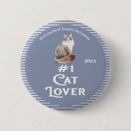 Family Reunion Award Cat Ronde Button 5,7 Cm