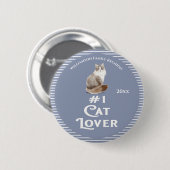Family Reunion Award Cat Ronde Button 5,7 Cm (Voorkant /achterkant)