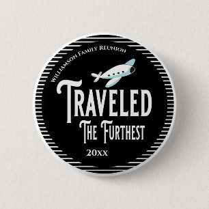 Family Reunion Award , de oudste Ronde Button 5,7 Cm