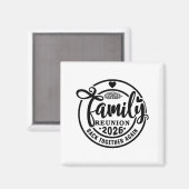 Family Reunion Back Together Again Funny Family Re Magneet (Voorkant / Achterkant)