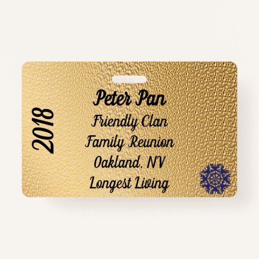 Family Reunion Badge (Voorkant)