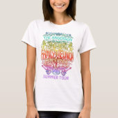 Family Reunion Band Retro 70s Concert Logo Neon T-shirt (Voorkant)