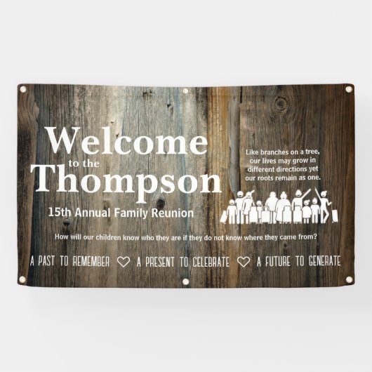 Family Reunion Banner (Horizontaal)