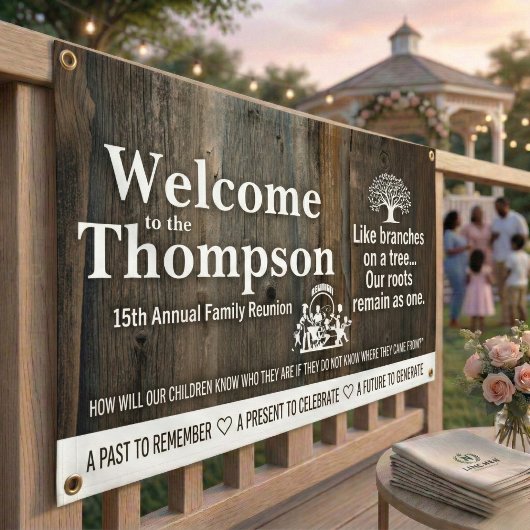 Family Reunion Banner