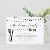 Family Reunion BBQ Uitnodiging (Staand voorkant)