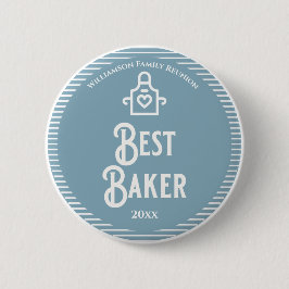 Family Reunion Best Baker Prize Award Ronde Button 5,7 Cm