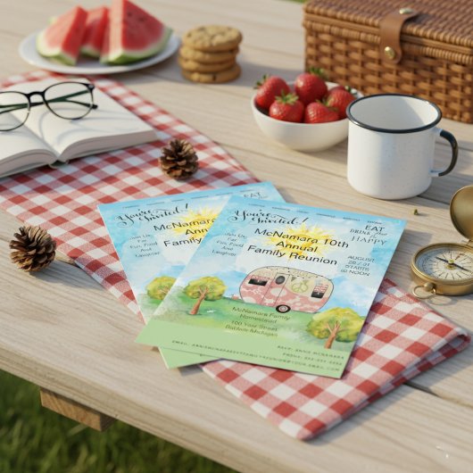 Family Reunion Camping Weekend Kaart