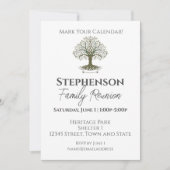 Family Reunion Celebration Invitation Kaart (Voorkant)