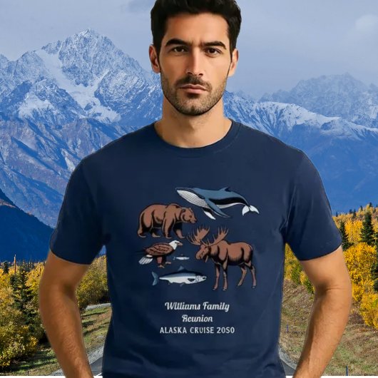 Family Reunion Cruise Alaska Adventure T-shirt