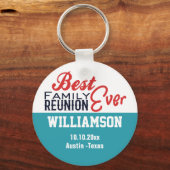 Family Reunion Cruise Keepomwille Monogram Memento Sleutelhanger (Voorkant)
