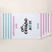 Family Reunion Cruise Monogram Strandlaken (Voorkant)