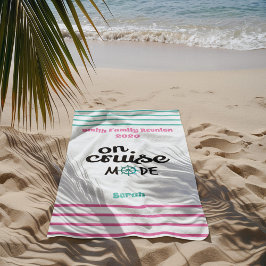 Family Reunion Cruise Monogram Strandlaken