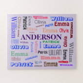 Family Reunion Dazzling Word Cloud Legpuzzel (Horizontaal)