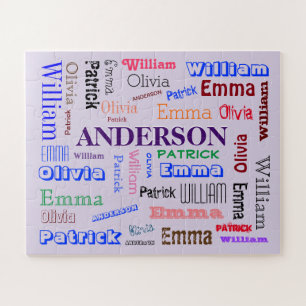Family Reunion Dazzling Word Cloud Legpuzzel