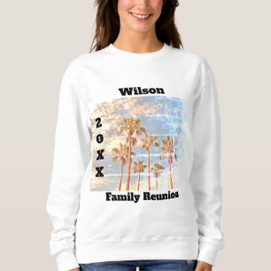 Family Reunion Faded Foto Palms Keepomwille Trui