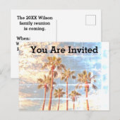 Family Reunion Faded Island  Foto nodigt uit Briefkaart (Voorkant / Achterkant)