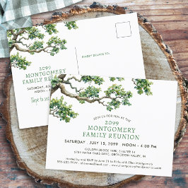 Family Reunion Family Tree Branch Briefkaart