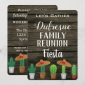 Family Reunion Fiesta Kaart (Voorkant / Achterkant)