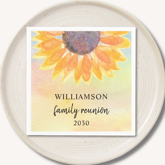 Family Reunion Floral Servet