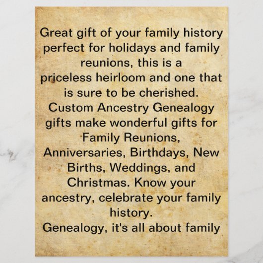 Family Reunion Flyer (Voorkant)