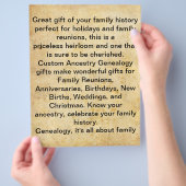 Family Reunion Flyer (Hand)