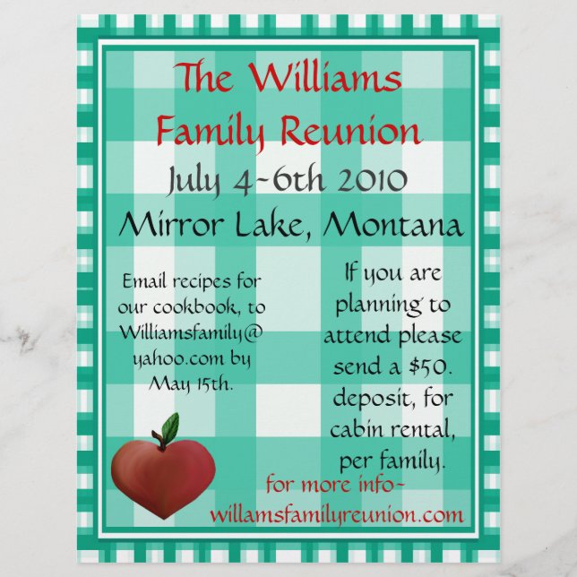 Family Reunion Flyer (Voorkant)