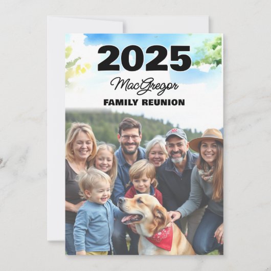 Family Reunion foto Kaart (Voorkant)