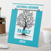 Family Reunion Fun!!  Custom Reunion  Reclamebord Met Voetstuk (Insitu)