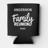 Family Reunion Fun Script Personalized Name Blikjeskoeler (Voorkant)