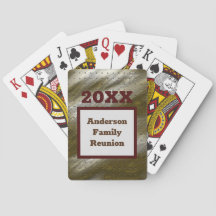 Family Reunion Games Gold Silver Abstract Striped