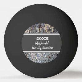 Family Reunion Games Snakeskin Pattern Gray Mosaic Pingpongbal