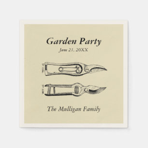 Family Reunion Garden Party Paper Napkins Servet