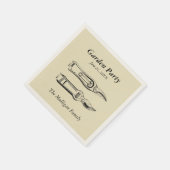 Family Reunion Garden Party Paper Napkins Servet (Hoek)