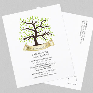 Family Reunion Genealogy Tree Invitation Briefkaar
