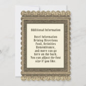 Family Reunion  Gold Kaart (Achterkant)