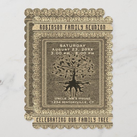 Family Reunion  Gold Kaart (Voorkant / Achterkant)