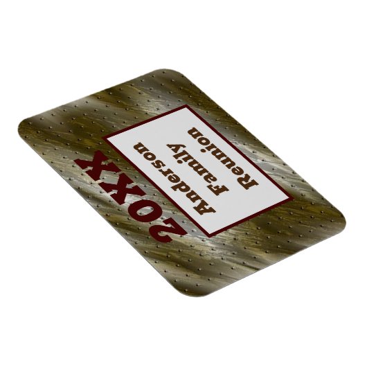 Family Reunion Gold Silver Abstract Keepomwille Magneet (Rechterzijde)