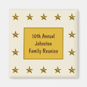 Family Reunion Gold Star Keepomwille Annual Big Ev Magneet (Voorkant)