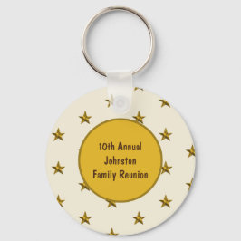 Family Reunion Gold Star Keepomwille Annual Big Ev Sleutelhanger