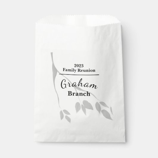 Family Reunion Goodie Bag Bedankzakje (Voorkant)