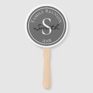 Family Reunion Gray Badge Handwaaier