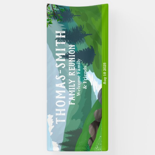 Family Reunion Green Brook Scene Banner (Verticaal)