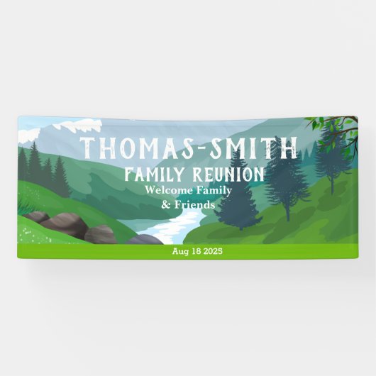 Family Reunion Green Brook Scene Banner (Horizontaal)