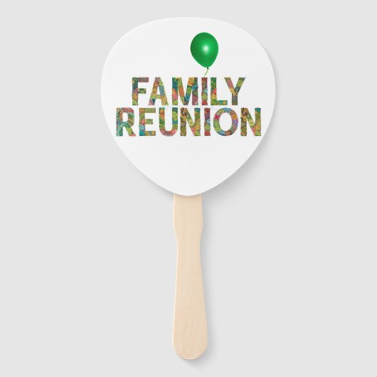 Family reunion handwaaier (Achterkant)