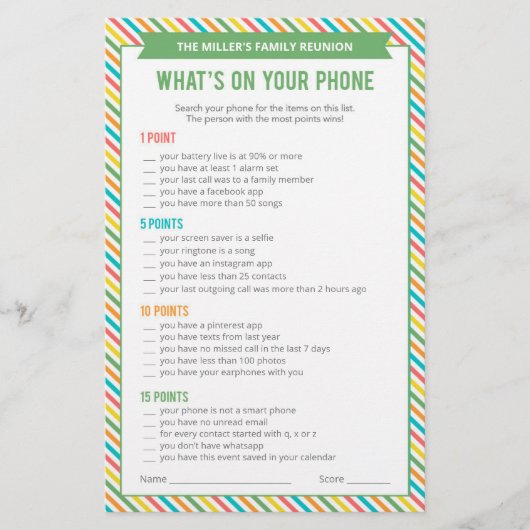 Family Reunion Ice Breaker 2 in 1 games (Voorkant)