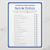 Family Reunion Ice Breaker 2 in 1 games Flyer (Achterkant)