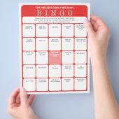 Family Reunion Ice Breaker 2 in 1 games Flyer (Hand)